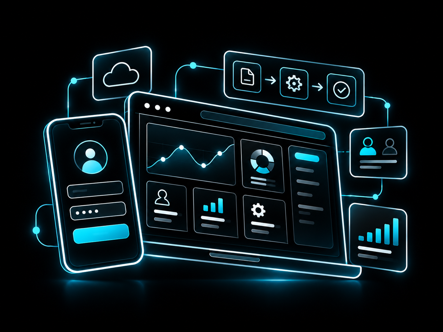 Illustratie apps en tools